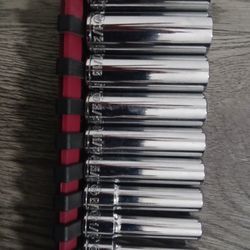 Craftsman V-series Sae 1/4" Drive Deep Sockets