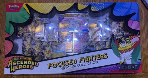 Mega evolution ascended heroes focused fighters premium collection
