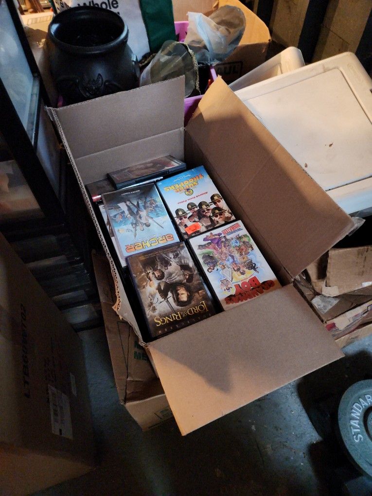Box Of Blu Ray And DVD OBO