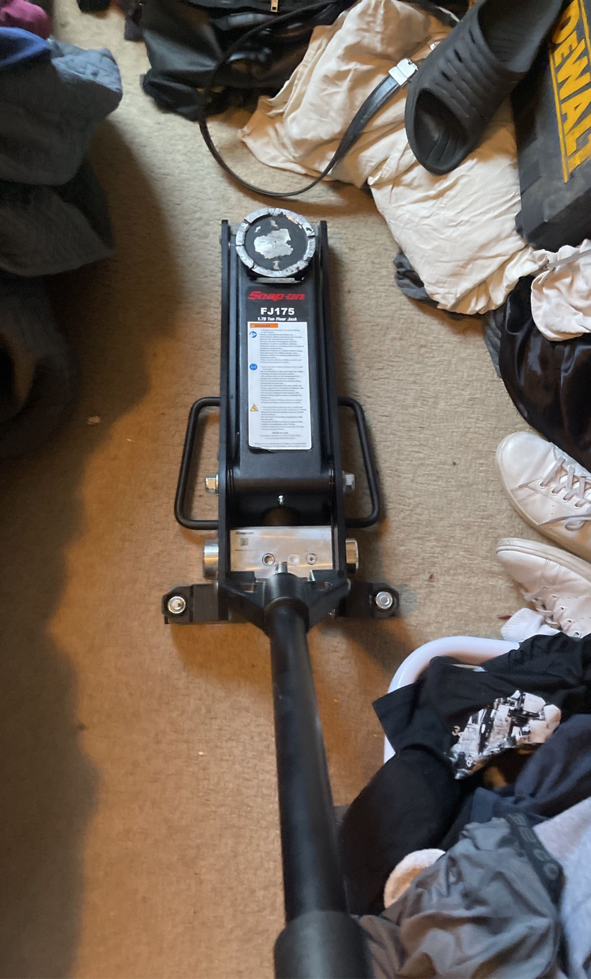 SnapOn FJ175 Floor Jack 1.75 Ton Aluminum Frame