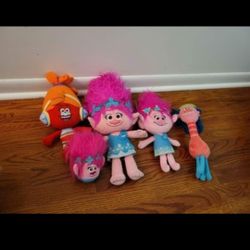 Trolls Stuffed Animals. See Description 