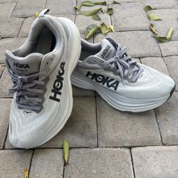 HOKA Bondi 8 Men’s Size 8 Gray - Like New