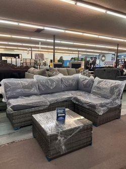 🚚Hot Deal🚚Brand New Outdoor Patio Sectional with Ottoman $499, Payment available, Delivery Available
