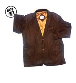 Vintage Remy Leather Authentic sports coat blazer jacket