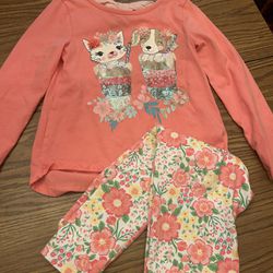 Tommy Bahama girls outfit - shirt & pants Size 5