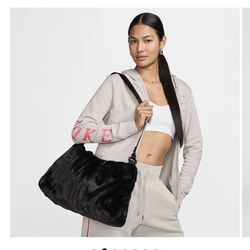 Nike faux tote gym bag
