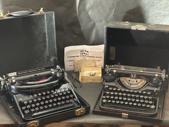 Remington Noiseless, Underwood Typewriters and Tools