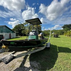 1986 Hobie Power skiff