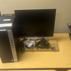 HO Elitedesk 800 G3 Desktop Computer I5 CPU 32GB RAM Windows 11Pro