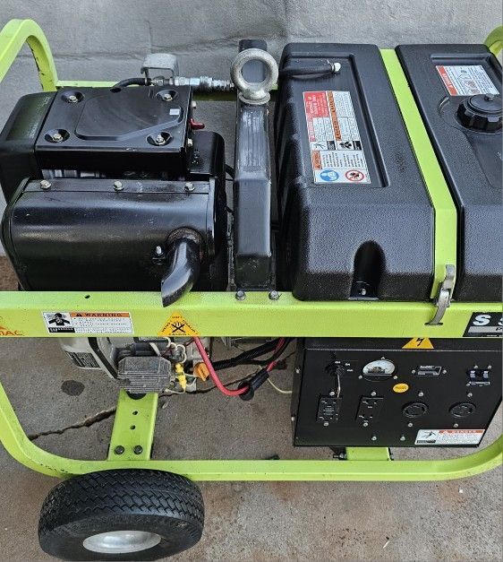 Pramac Portable Diesel Generators 240v/120v – 5500W With Yanmar diesel Japanese engine.  259  Low Hours 