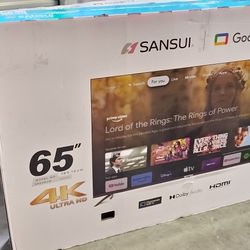 TV SANSUI 65" GOOGLE SMART 4K