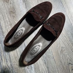 Women's Tod's Suede Loafers Made in Italy