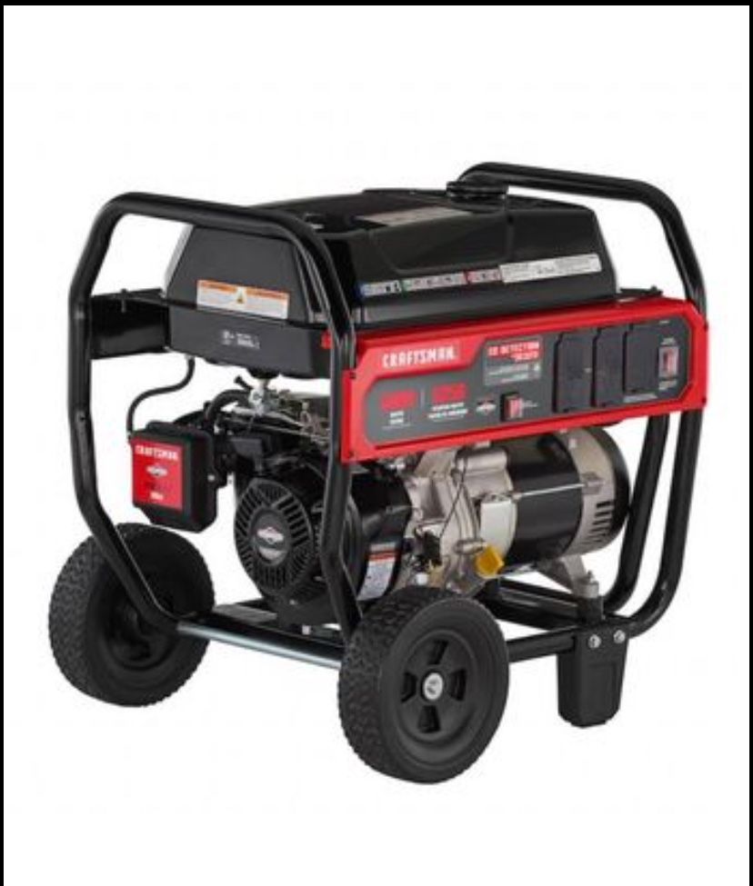 Craftsman 5000 Watt Portable Generator New In Box
