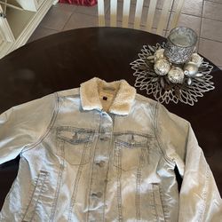 Denim & Sherpa Jacket Woman’s  Extra Large