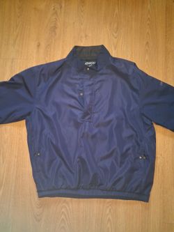 Footjoy Dryjoys Golf Windbreaker Pullover Shirt XL Blue
