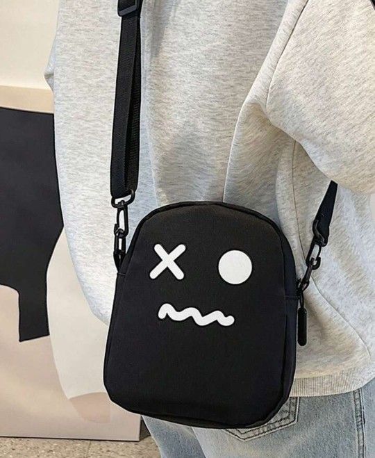 Ghost Ghoul Crossbody Bag With Adjustable Strap