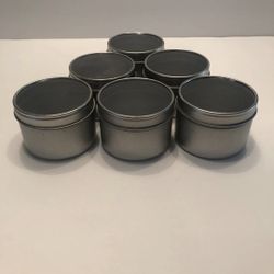 48 Mini Storage Tins With Clear Lids NEW