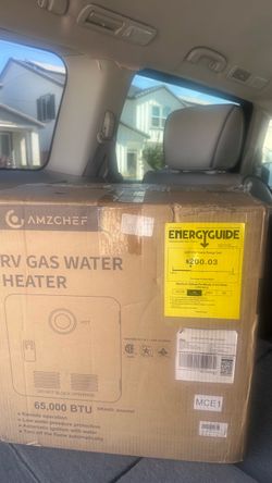 RV Gas water heater