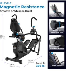 Teeter Recumbent Cross trainer