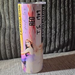 Taylor Swift-inspired 20 oz Skinny Tumbler *NEW*