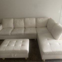sectional and ottoman 