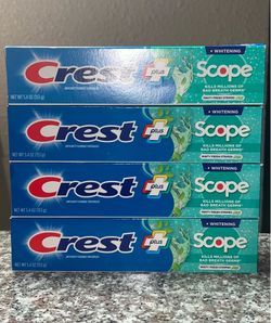 Crest scope minty fresh toothpaste set