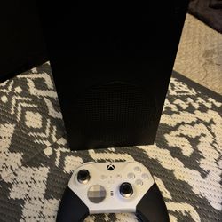 Xbox Series A Console + White Elite Controller (works Great)
