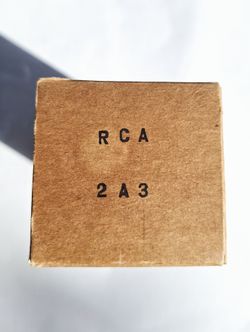 Vintage JAN RCA 2A3 Vacuum Tube - NOS MINT condition 1951 Made in USA