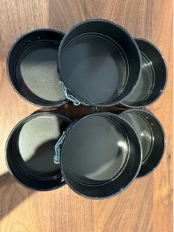 Set of 6 small Springform Pans
