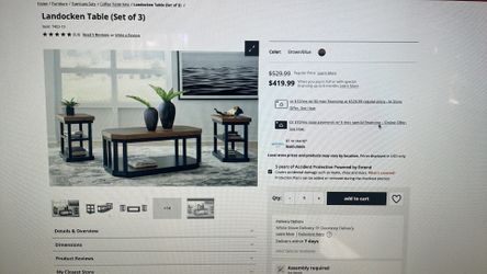 Ashley Coffee Table Set
