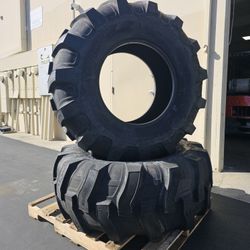 New 2x Set 19.5L-24 Tire Tractor Bobcat Skiploader 