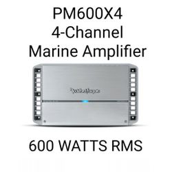 PM600X4  4-Channel Marine Amplifier
600 WATTS RMS 
