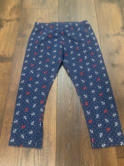 Junior girls red white blue Capri leggings size medium no boundaries #5