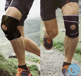 Knee Brace Support Open Patella Arthritis Stabilizer Adjustable