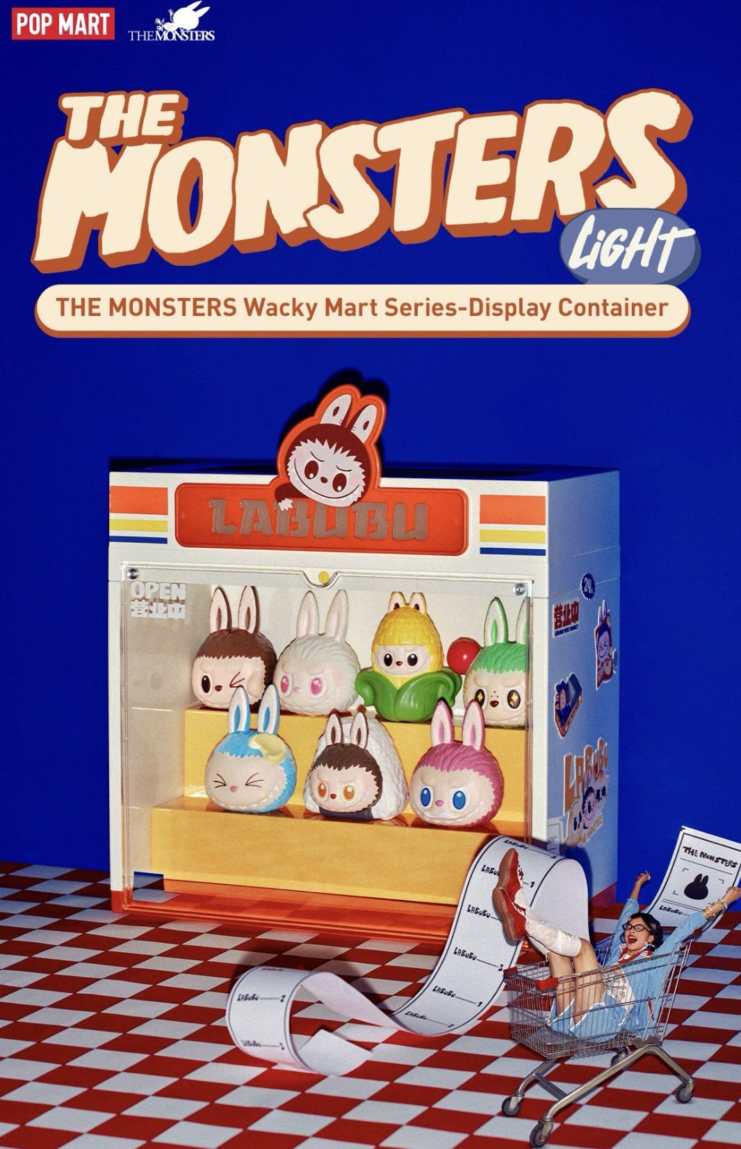 LABUBU Wacky Mart Display Case