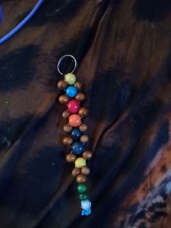Colorful Beaded Keychain