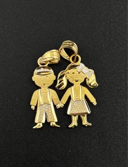 2 kids pendant boy and girl