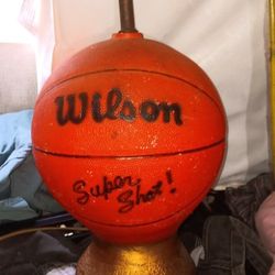 Vintage 1979  Wilson Basketball Lamp 