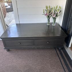 Restoration Hardware Metal Coffee Table