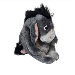 Vintage Disney Parks Store Grey Eeyore Donkey Plush 8" Stuffed Animal Winnie