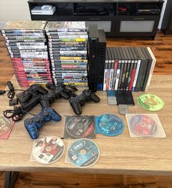 Large PlayStation 2 Gaming System Bundle