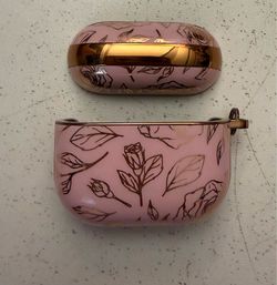Rose Gold and Light Pink AirPod 3rd Generation Protective Case