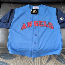 Angels baseball jersey/ Stater brand youth large