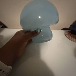 Small Blue Glass Decor