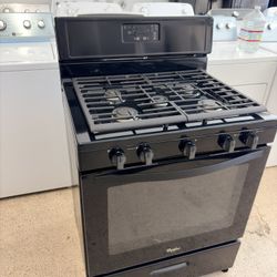 Whirlpool Black  Gas Range Stove 
