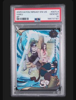 Psa10 Kayou Naruto Haku BP