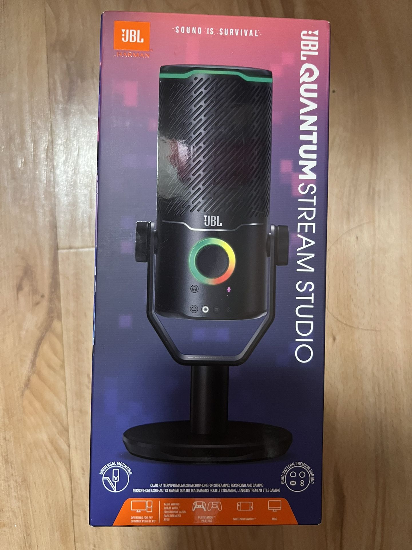 JBL quantum stream studio microphone