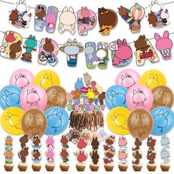 Labubu Birthday Decorations Set