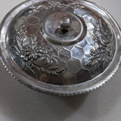 Nasco Italy Aluminum Bowl With Lid New