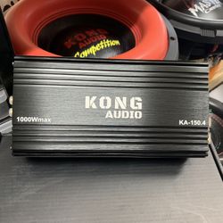 New Kong Audio Compact 4-Channel Car Audio Amplifier $120 Each 